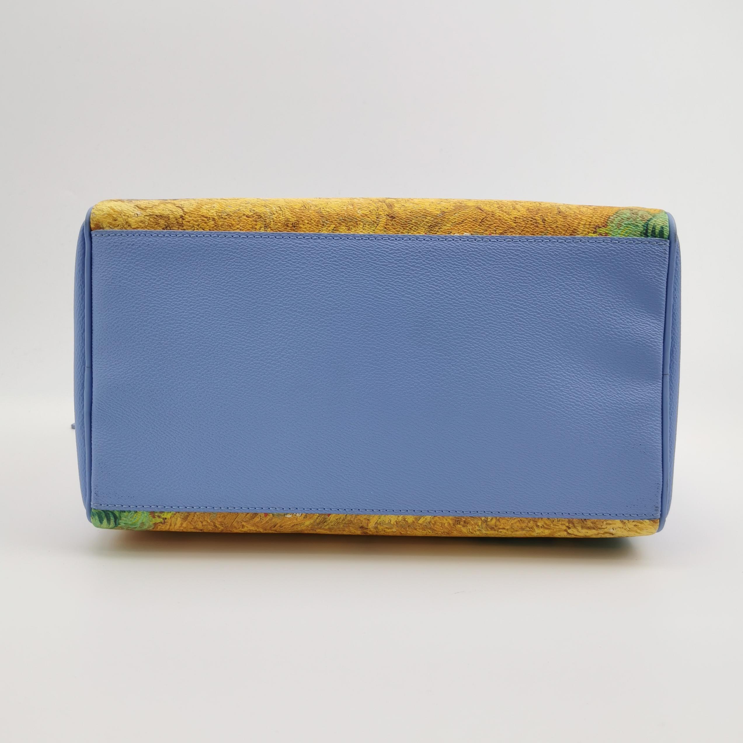 Bolso de asa superior Louis Vuitton x Jeff Koons Speedy 30 Van Gogh en venta 3