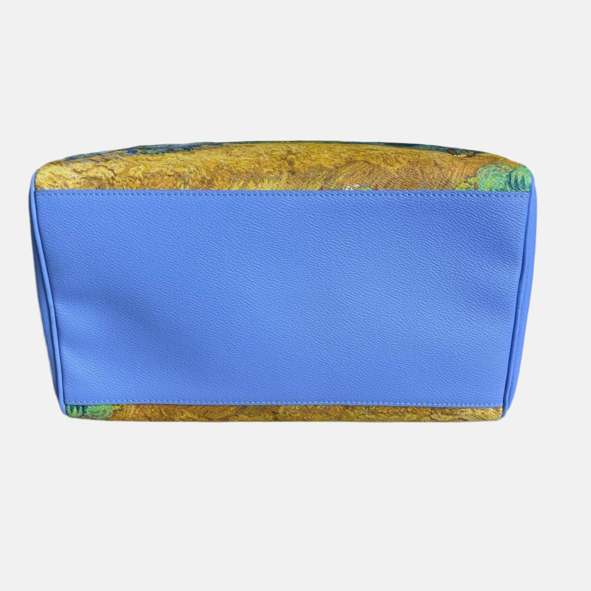 Louis Vuitton x Jeff Koons Speedy 30 Van Gogh Top Handle Bag For Sale 4
