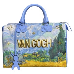 Louis Vuitton x Jeff Koons Speedy 30 Van Gogh Top Handle Bag