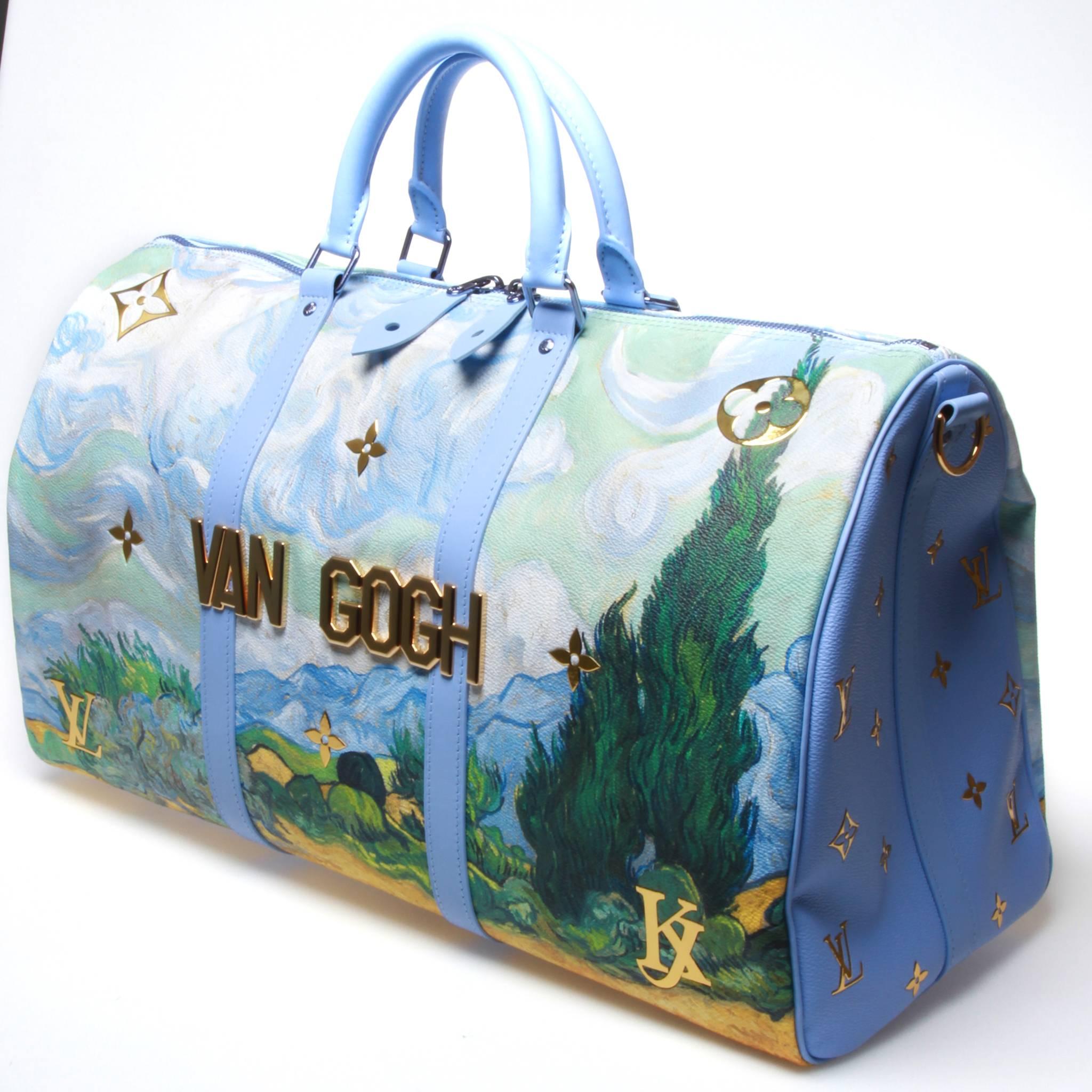 Louis Vuitton x Jeff Koons Van Gogh Keepall 50 In New Condition In Melbourne, Victoria