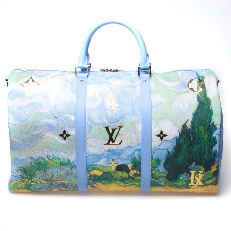 Louis Vuitton x Jeff Koons Van Gogh Keepall 50 at 1stDibs