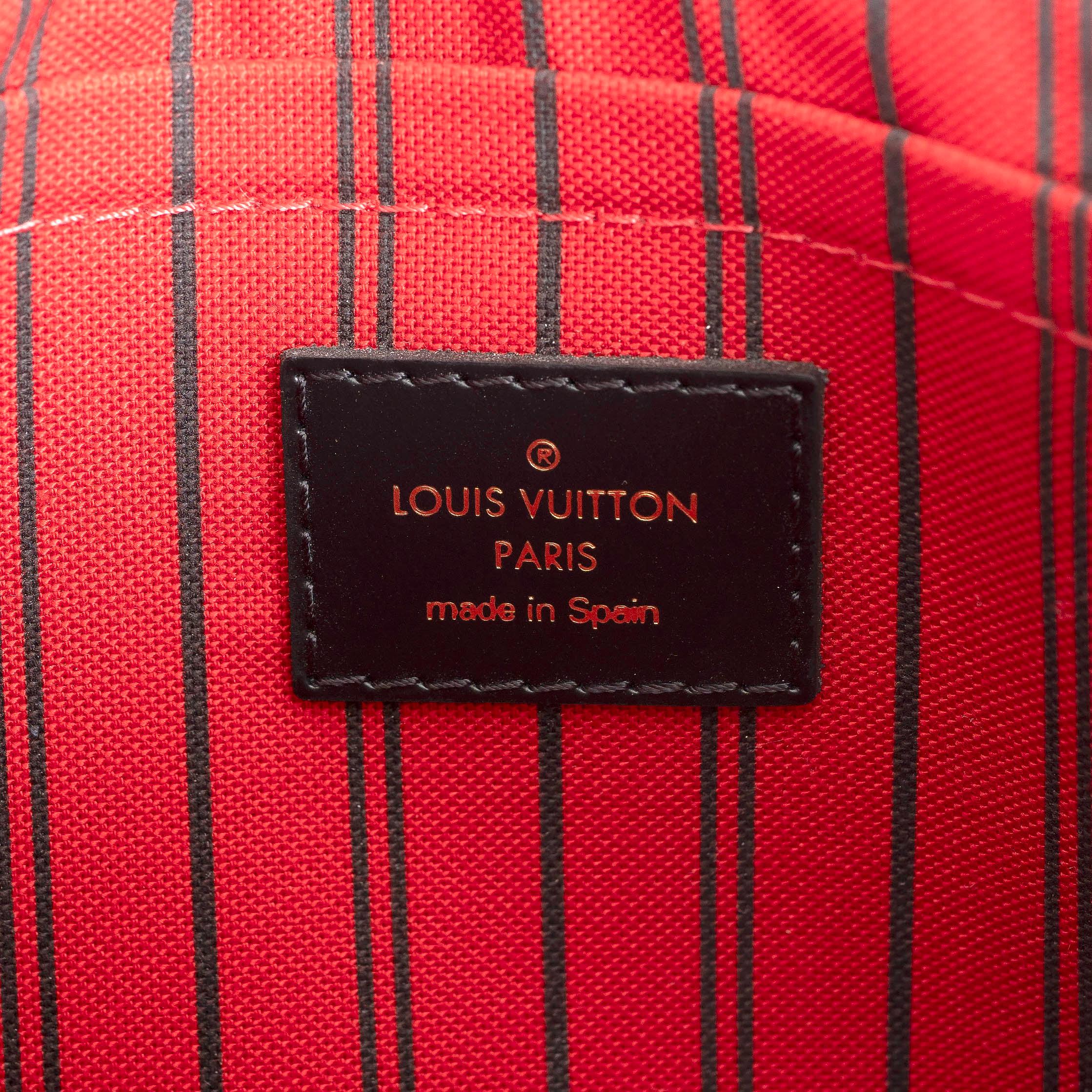 LOUIS VUITTON x KANSAI YAMAMOTO brown Monogram Kabuki 2018 NEVERFULL MM Bag 2