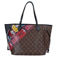 LOUIS VUITTON x KANSAI YAMAMOTO brown Monogram Kabuki 2018 NEVERFULL MM Bag