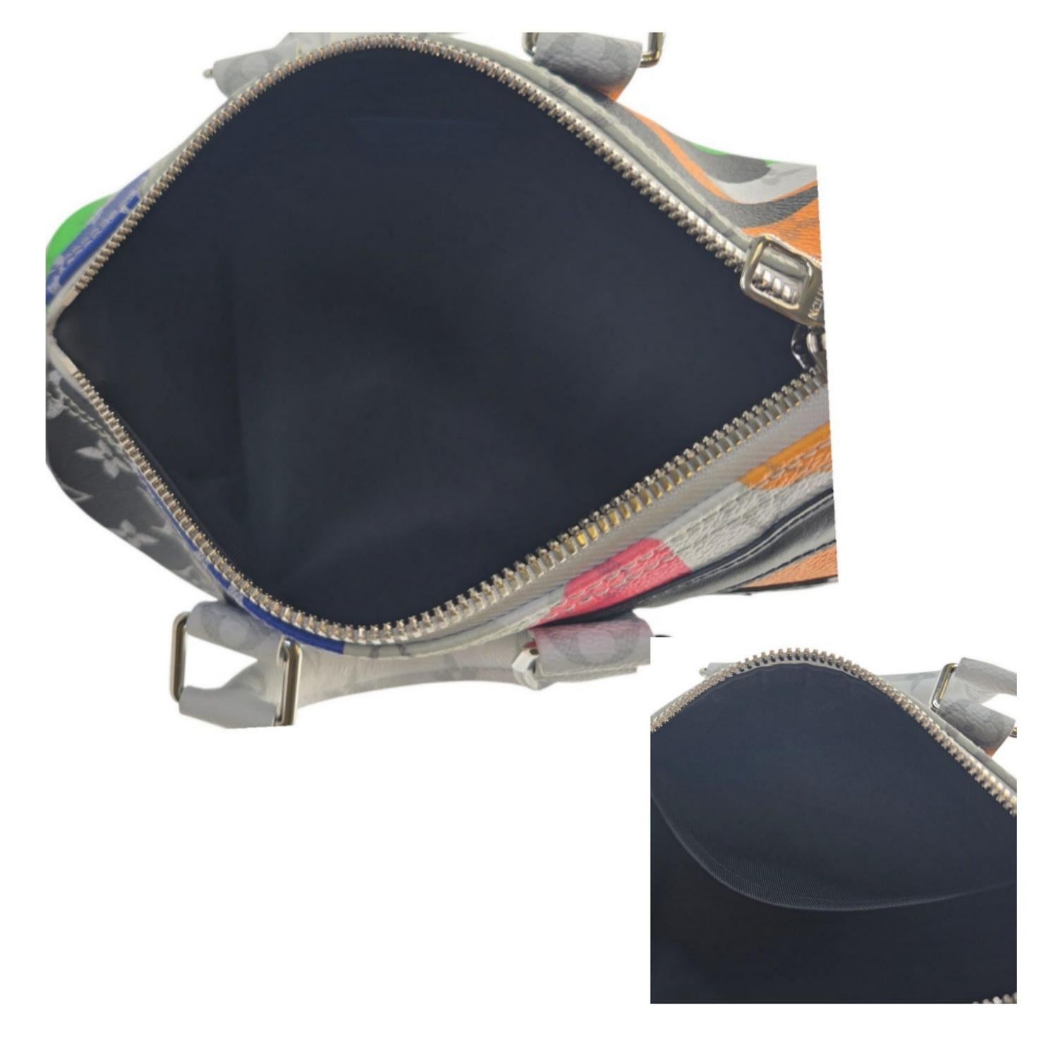 Louis Vuitton x Kid Super 2023 Monogram Portrait Keepall Bandoulière 25 For Sale 1