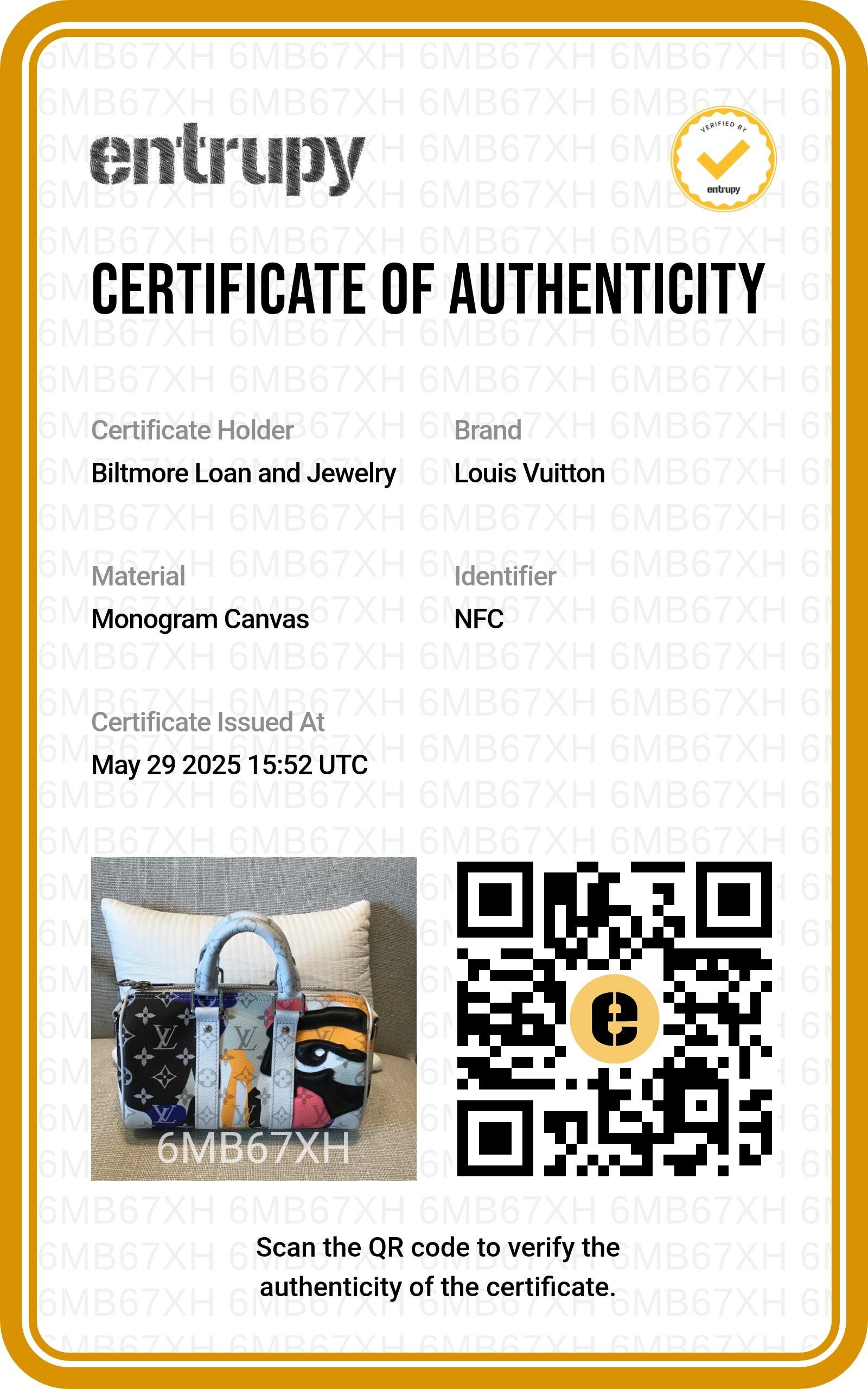 Louis Vuitton x Kid Super 2023 Monogram Portrait Keepall Bandoulière 25 For Sale 7