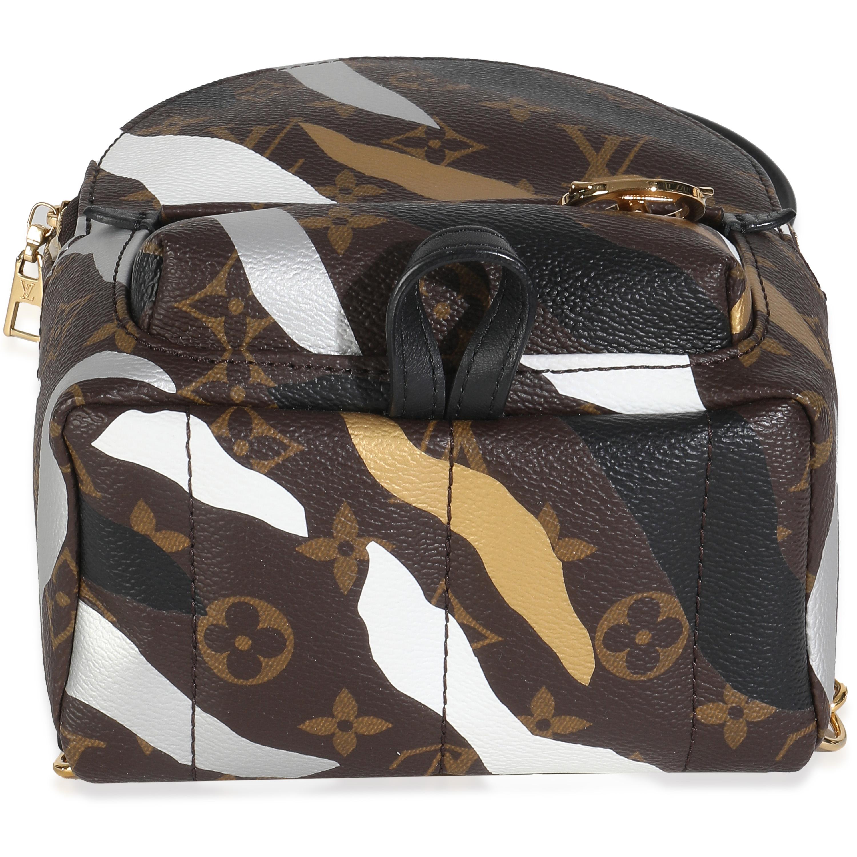 Louis Vuitton x LOL Gold Silver Monogram Canvas Mini Palm Springs in vendita 1