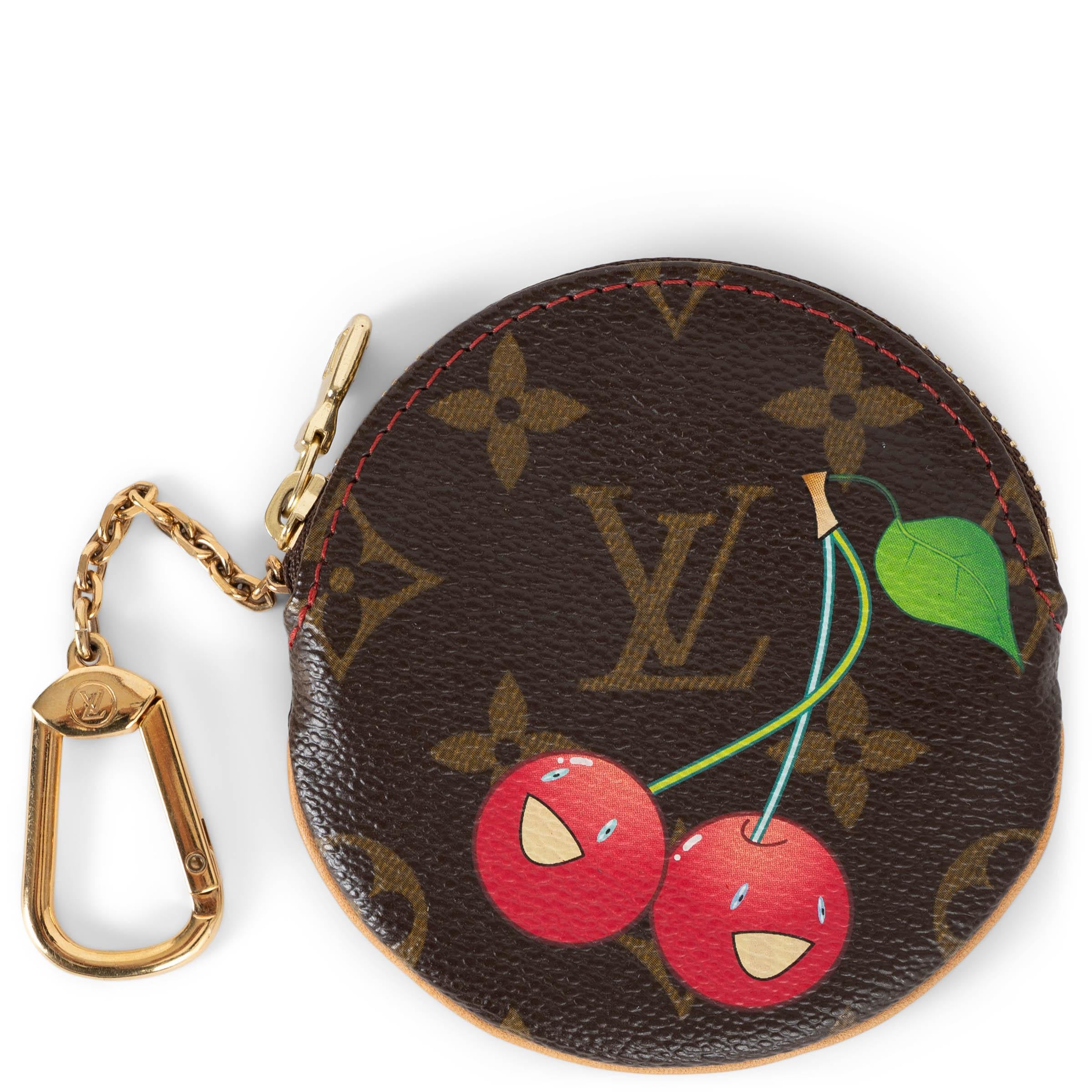 LOUIS VUITTON x MURAKAMI braun 2005 Monogram Cerises Portemonnaie
