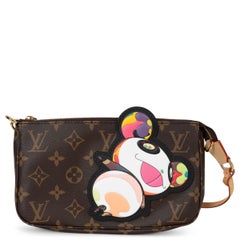 LOUIS VUITTON x MURAKAMI brown Monogram canvas PANDA POCHETTE ACCESSOIRES Bag
