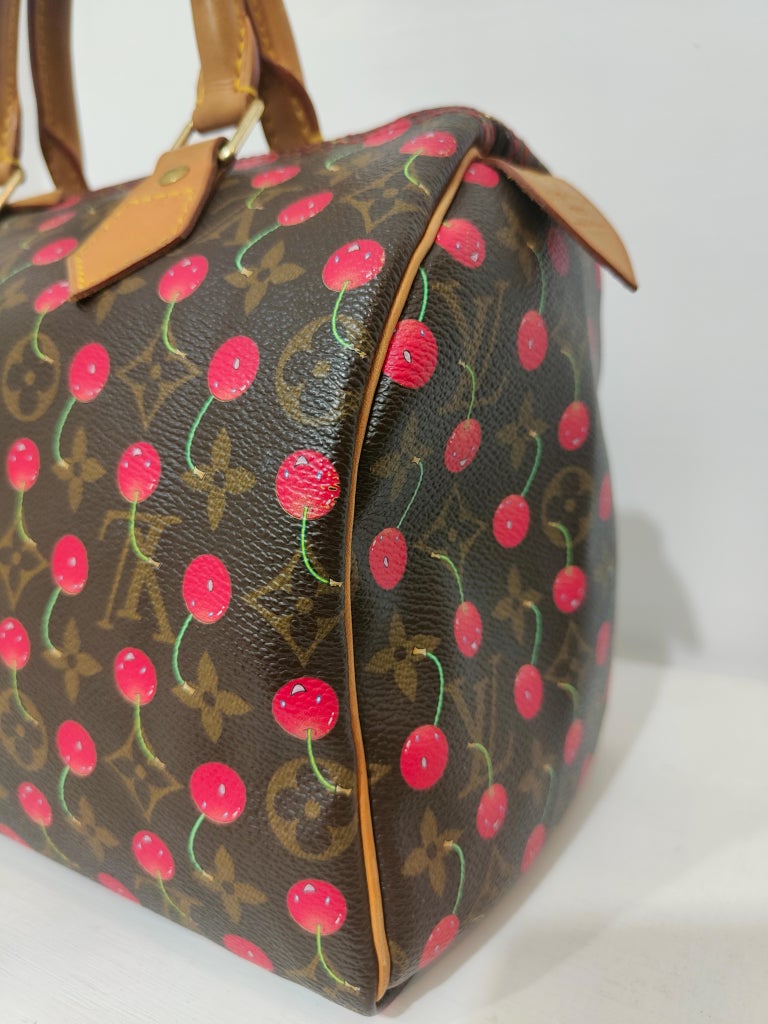 Louis Vuitton x Murakami cherry blossom monogram Speedy For Sale at 1stDibs