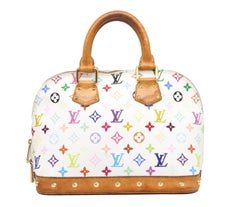 Louis Vuitton x Murakami Limited Edition Monogram Multicolour Alma Top Handle Bag