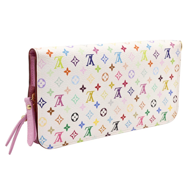 Louis Vuitton Murakami White Multicolore Wallet – Dina C's Fab and Funky  Consignment Boutique