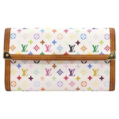 Louis Vuitton x Murakami Limited Edition Monogram Multicolor Porte Tresor Wallet