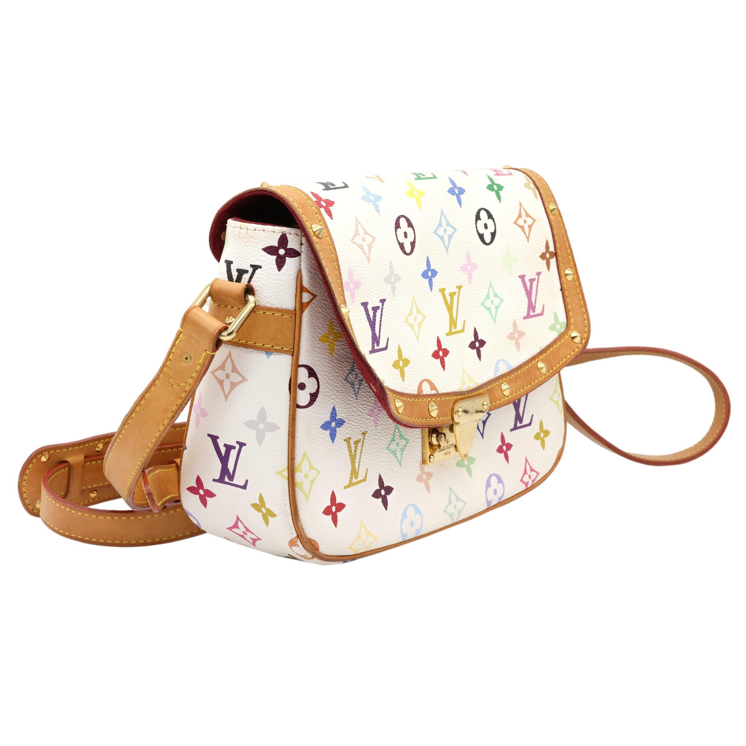 Louis Vuitton x Murakami Limited Edition Monogram Multicolor Sologne Crossbody Bag, 2003. This incredibly rare and highly sought after piece of Louis Vuitton history became a worldwide phenomenon when Japanese artist Takashi Murakami teamed up with