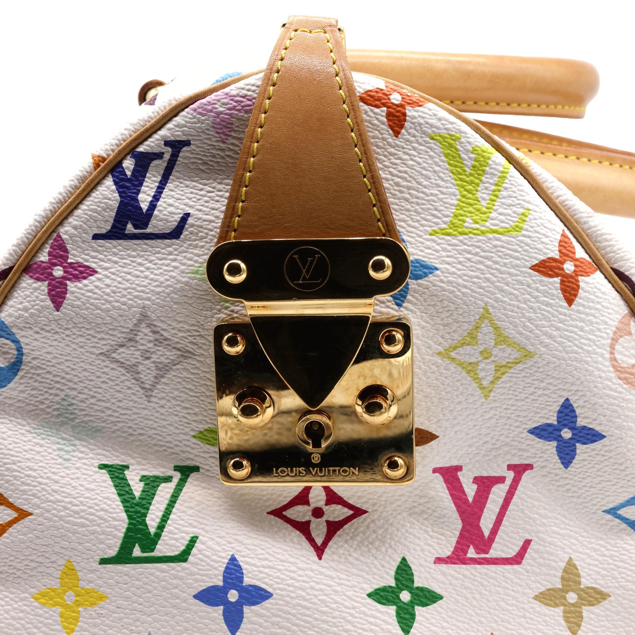 Louis Vuitton x Murakami Limited Edition Monogram Multicolor Speedy 30 Bag, 2003 6