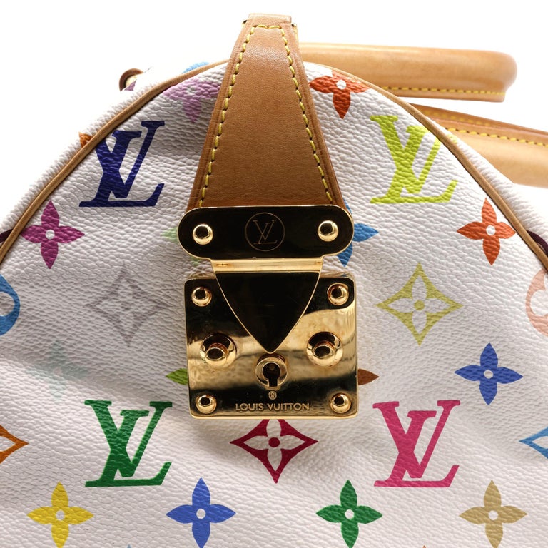 Louis Vuitton x Takashi Murakami Multicolore Monogram Speedy 30 - White  Handle Bags, Handbags - LOU804682