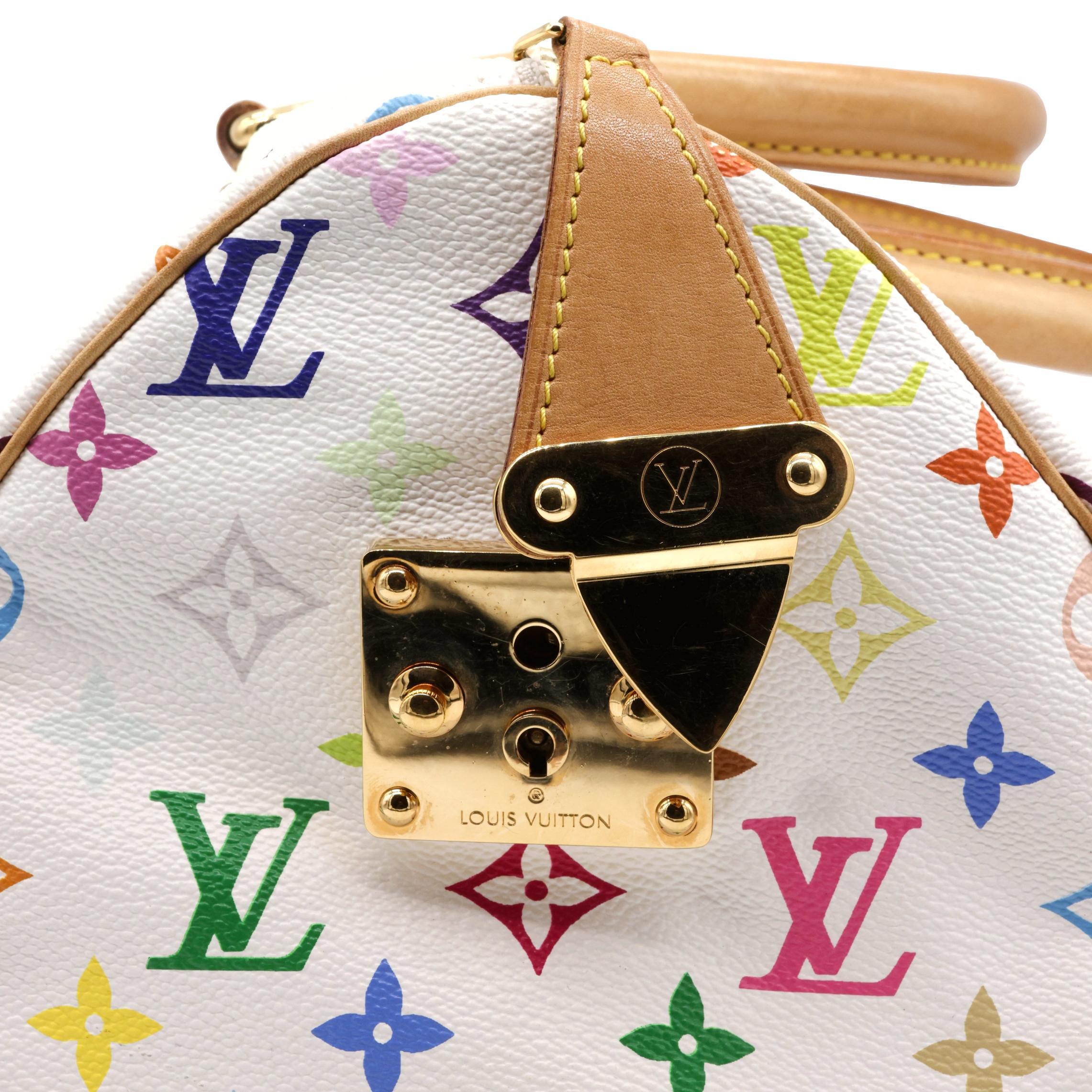 Louis Vuitton x Murakami Limited Edition Monogram Multicolor Speedy 30 Bag, 2003 7