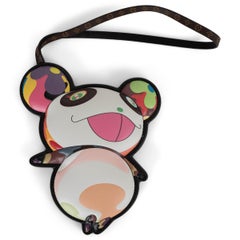 LOUIS VUITTON x MURAKAMI multi leather 2025 SUPERFLAT PANDA Bag Charm
