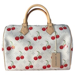 Louis Vuitton x Murakami Speedy 30 Soft Bandouliere 2025 Cherry Cerises M14238