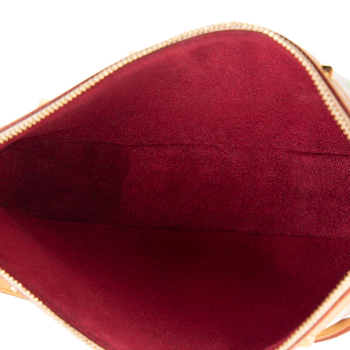 LOUIS VUITTON X MURAKAMI white Monogram Mulitoclore POCHETTE ACCESSOIRES Bag 1