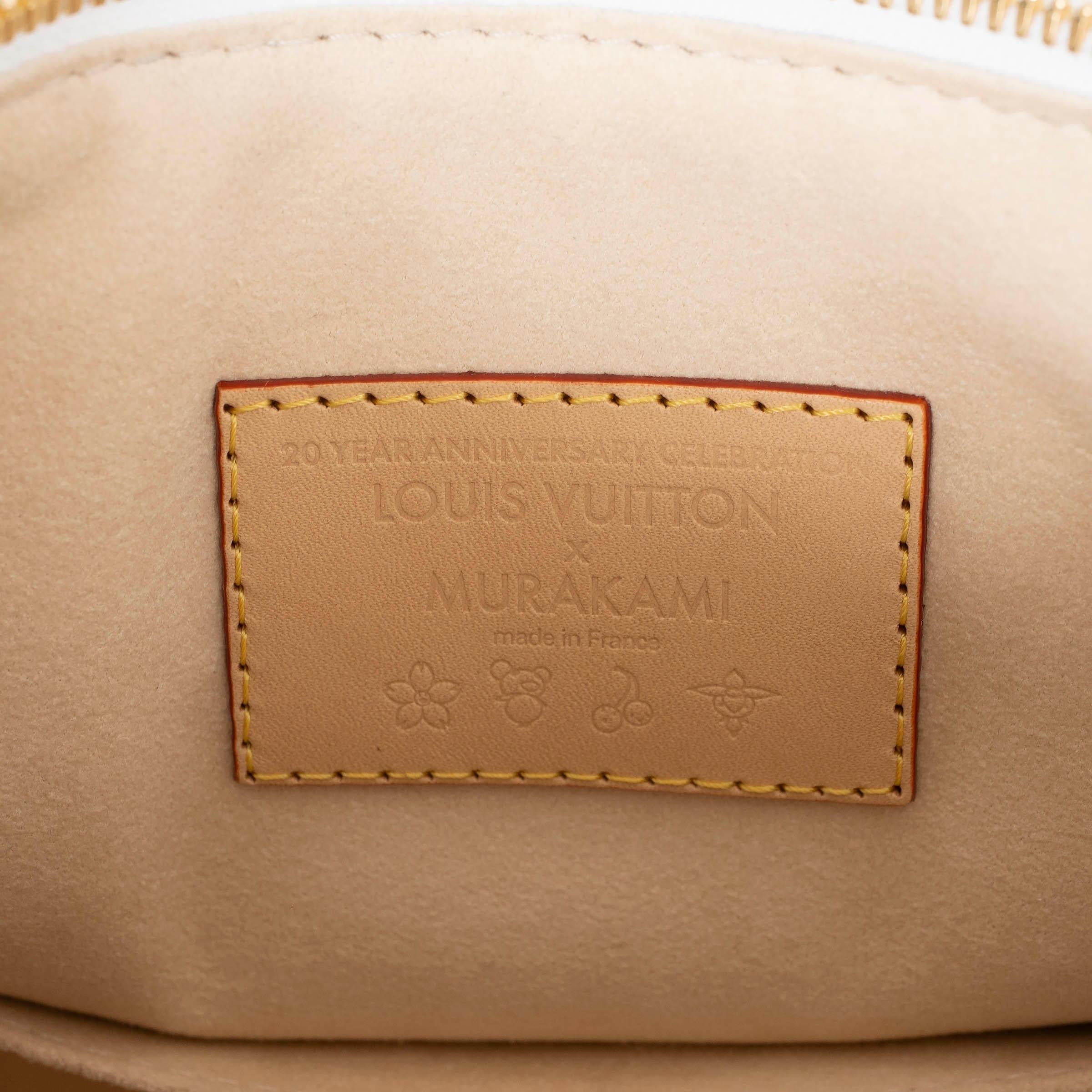 LOUIS VUITTON x MURAKAMI weiß Monogram Multicolore 2025 SPEEDY 25 Tasche im Angebot 2