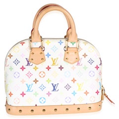 Louis Vuitton x Murakami White Multicolor Monogram Canvas Alma PM
