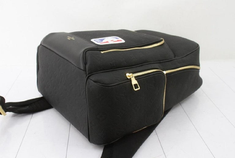 Louis Vuitton x NBA Basketball Backpack Ball Grain Leather Black in Leather  with Gold-tone - US