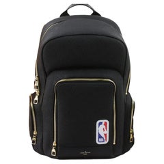 Louis Vuitton x NBA Schwarzer Empreinte Basketball-Rucksack aus Leder