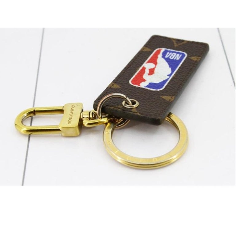 Key ring lv Book keyring louis Vuitton diary Light brown Leather