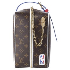 Louis Vuitton x NBA Brown Monogram Cloakroom Dopp Kit Bag