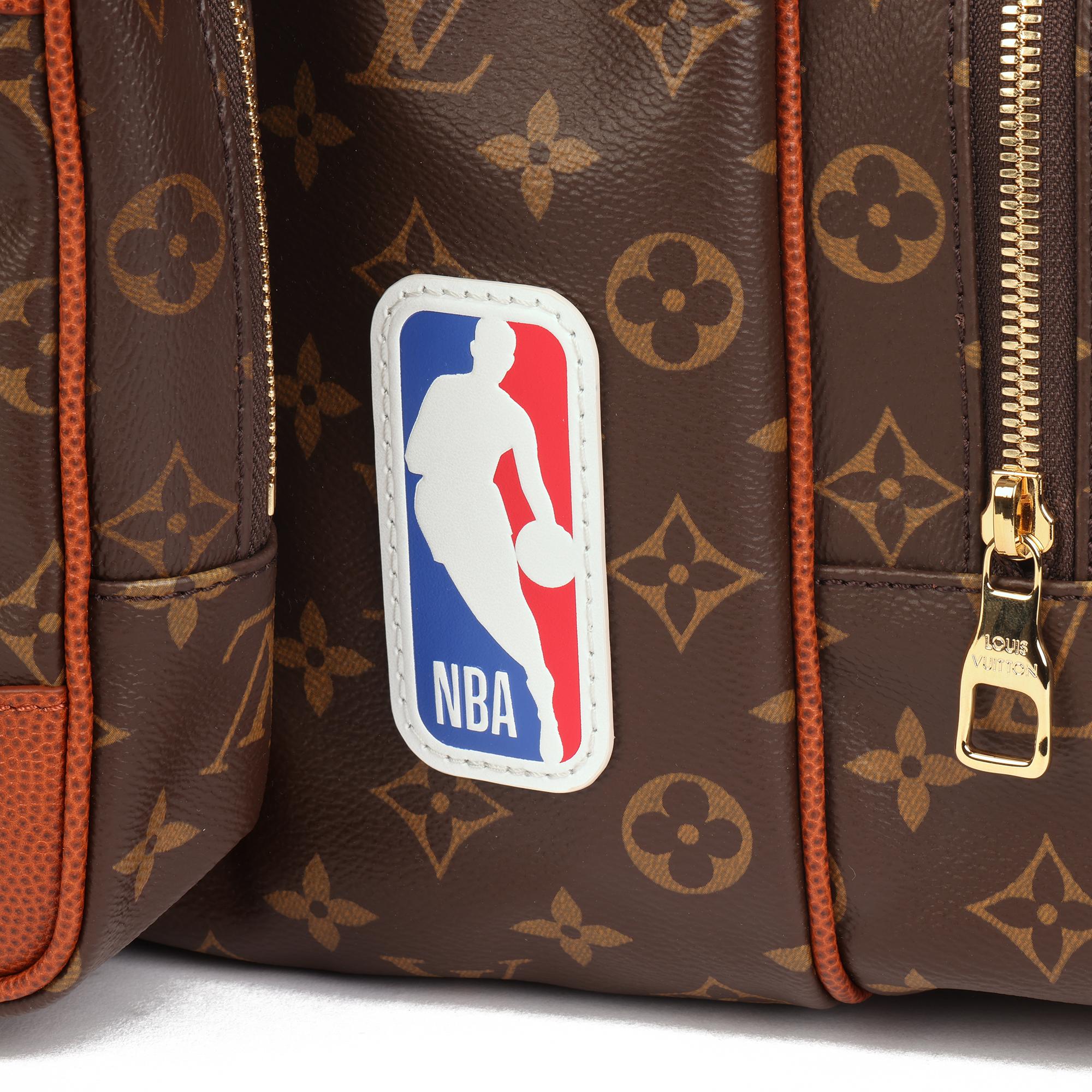Louis Vuitton x NBA Brown Monogram Trio Pocket Keepall  For Sale 1