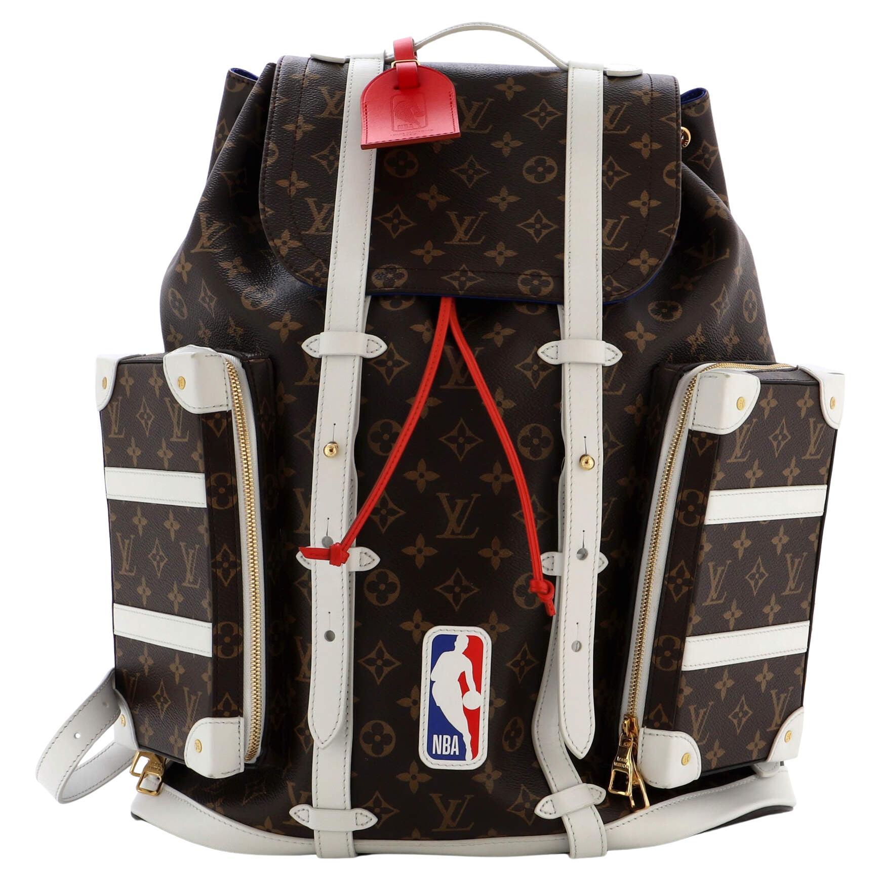 Louis Vuitton x NBA Christopher Soft Trunk Backpack Monogram Canvas GM For Sale