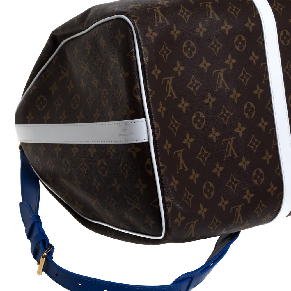 Louis Vuitton x NBA Monogram Canvas Basketball Keepall 55 Bag 5