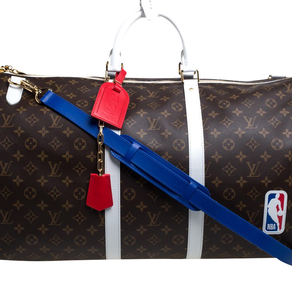 Black Louis Vuitton x NBA Monogram Canvas Basketball Keepall 55 Bag