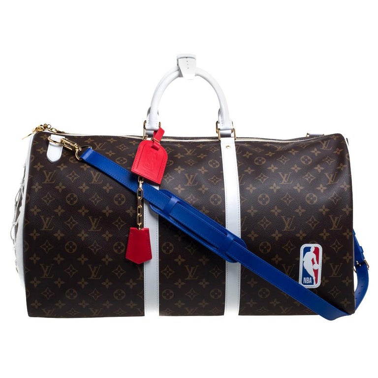 Louis Vuitton x NBA Monogram Canvas Basketball Keepall 55 Bag at 1stDibs