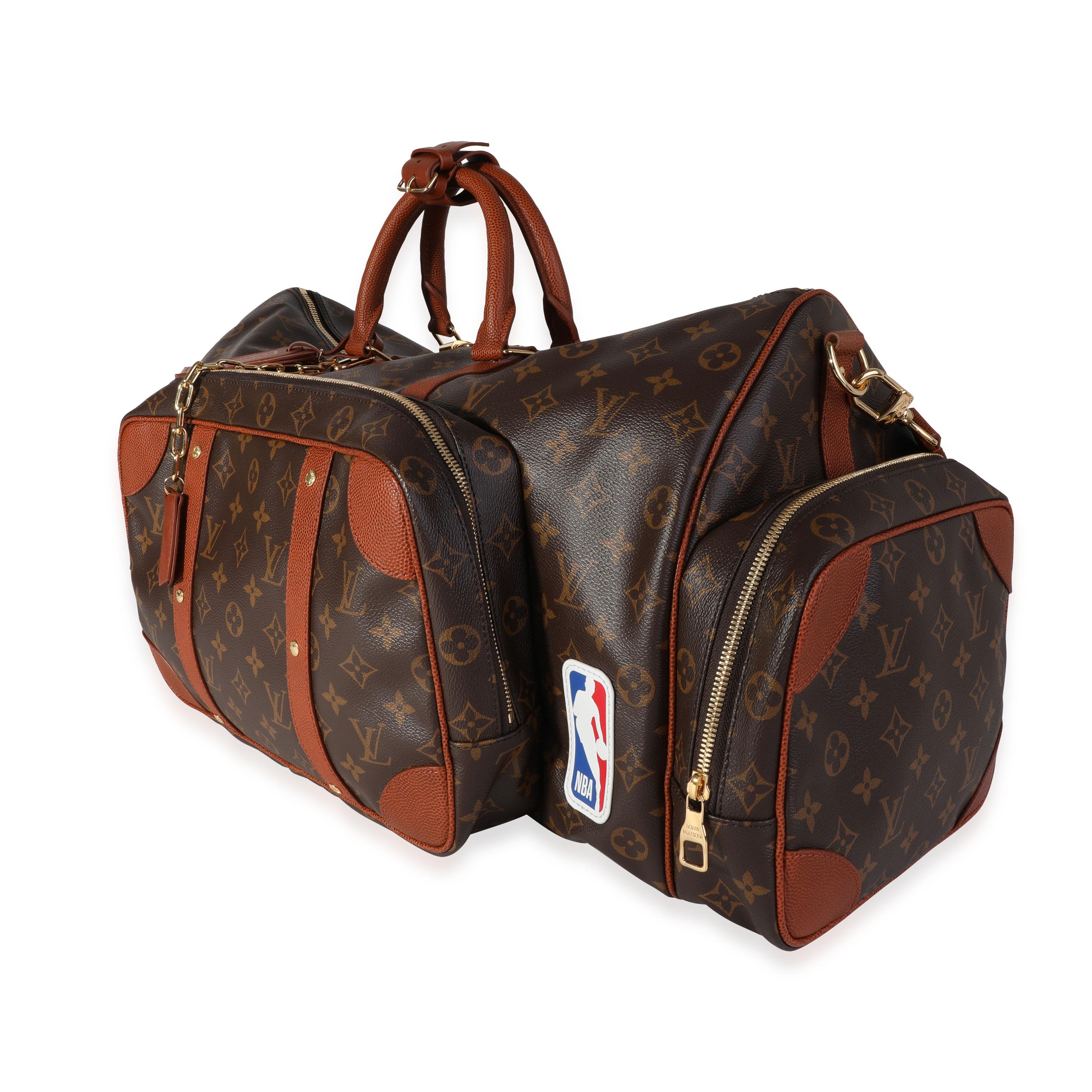 Louis Vuitton x NBA Monogram Canvas Trio Pocket Keepall In Excellent Condition In New York, NY