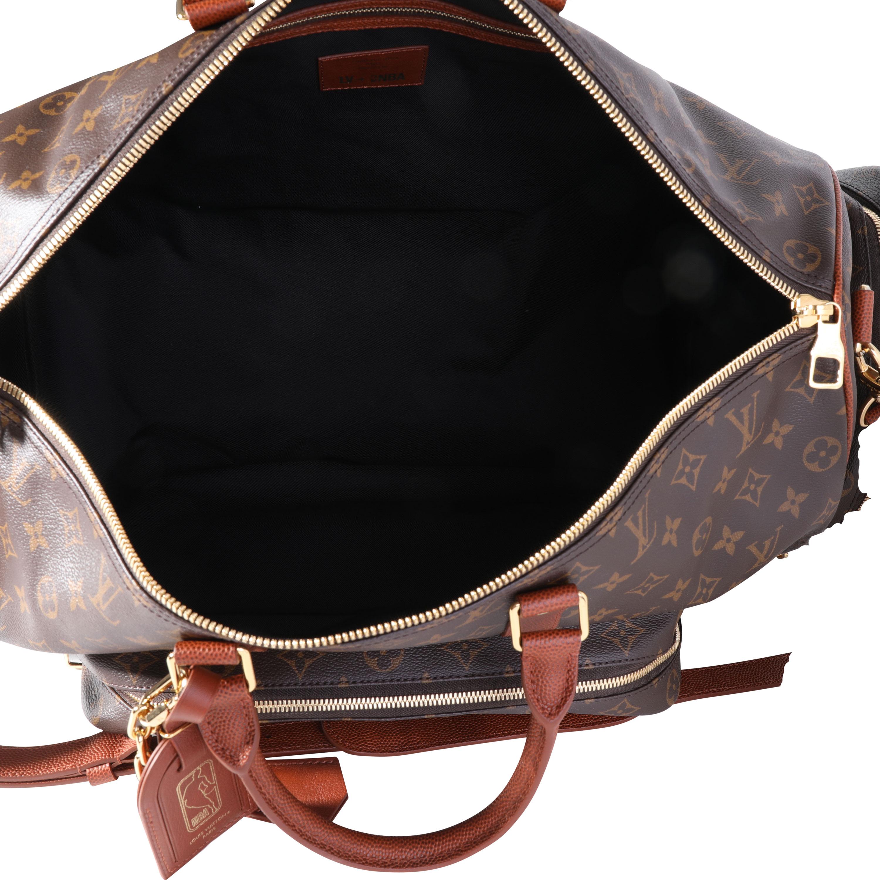 Women's Louis Vuitton x NBA Monogram Canvas Trio Pocket Keepall