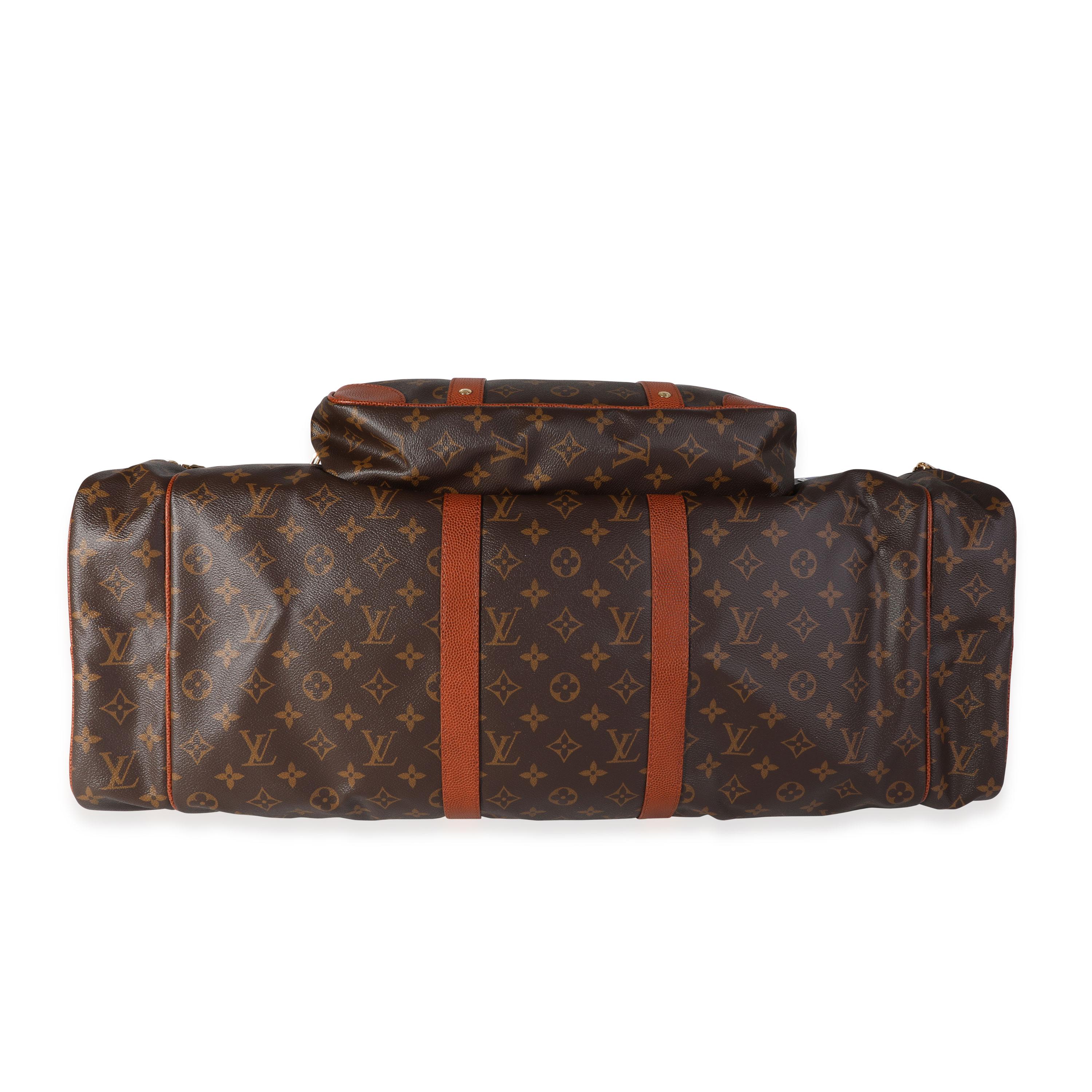 Louis Vuitton x NBA Monogram Canvas Trio Pocket Keepall In Excellent Condition For Sale In New York, NY