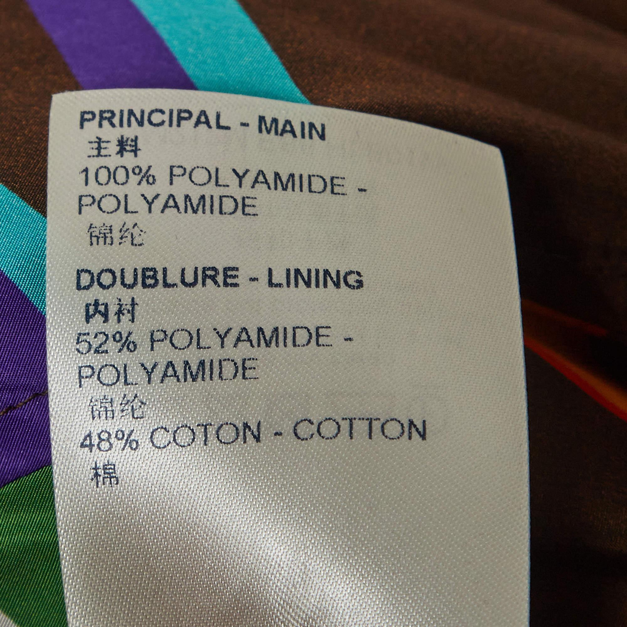 Men's Louis Vuitton X NBA Multicolor Letters Print Nylon Hooded Jacket XXL