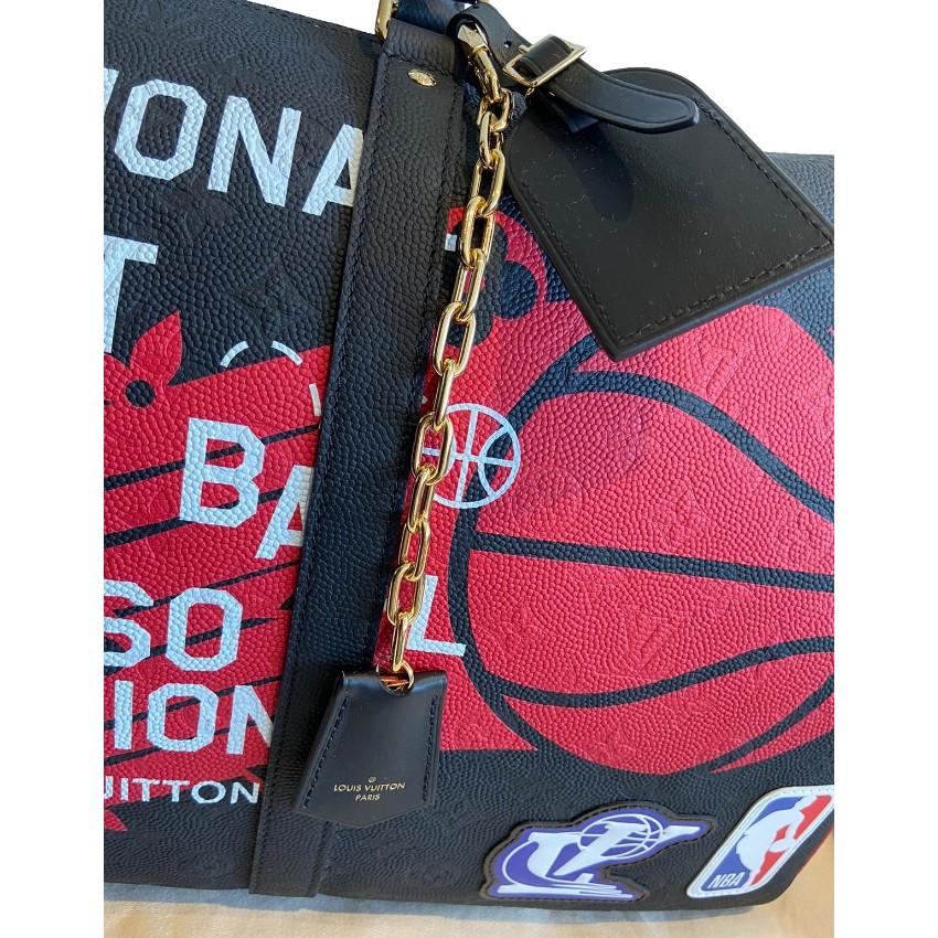 Louis Vuitton x NBA Season 1 Sold Out Black Keepall 50 Bag In Excellent Condition For Sale In London, GB