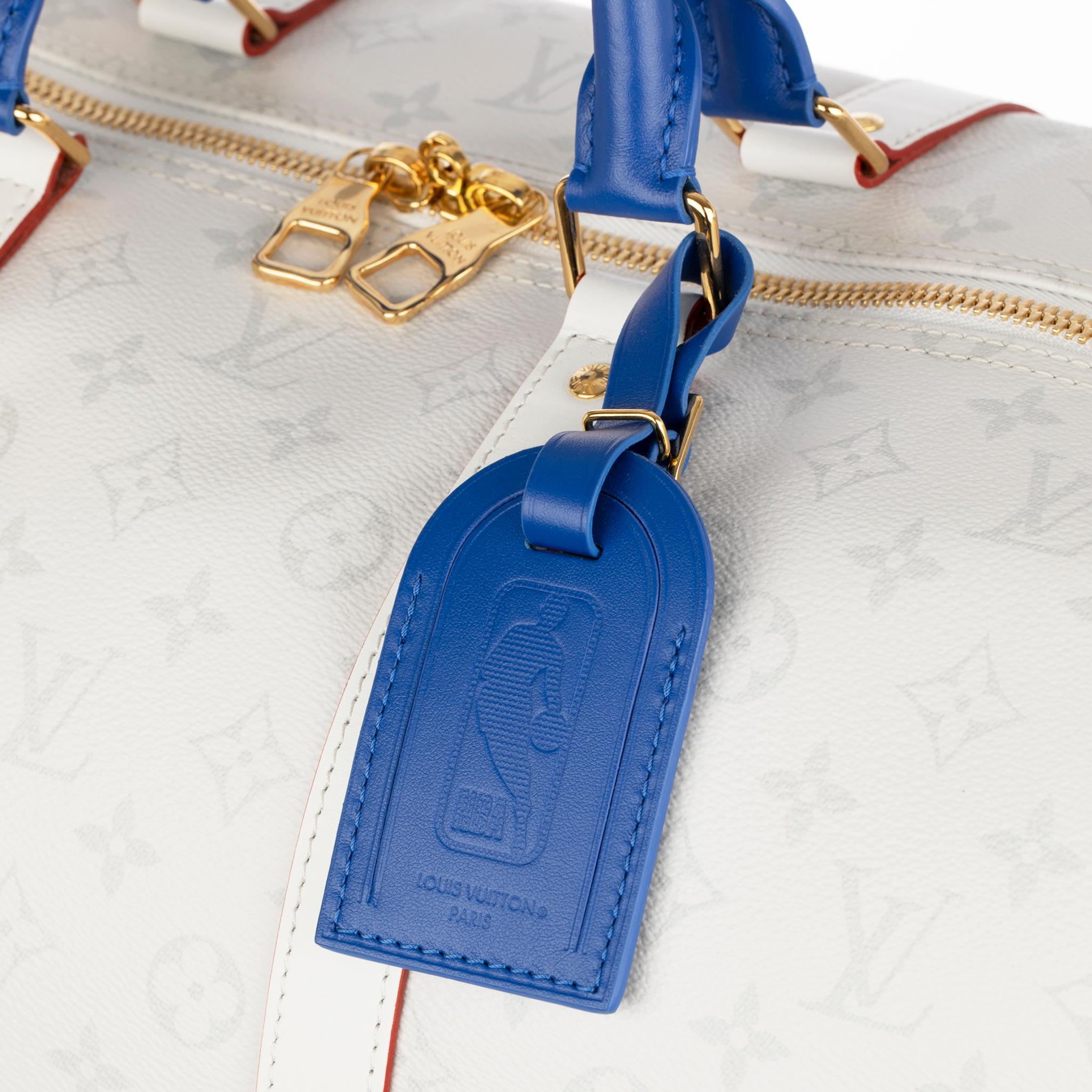 Louis Vuitton x NBA Virgil Abloh Keepall Antártida 55 Cm en venta 2