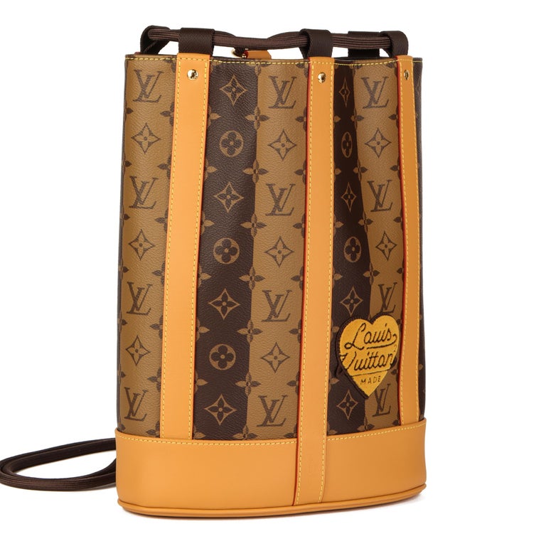 Louis Vuitton x Nigo - Authenticated Handbag - Cloth Brown for Women, Never Worn