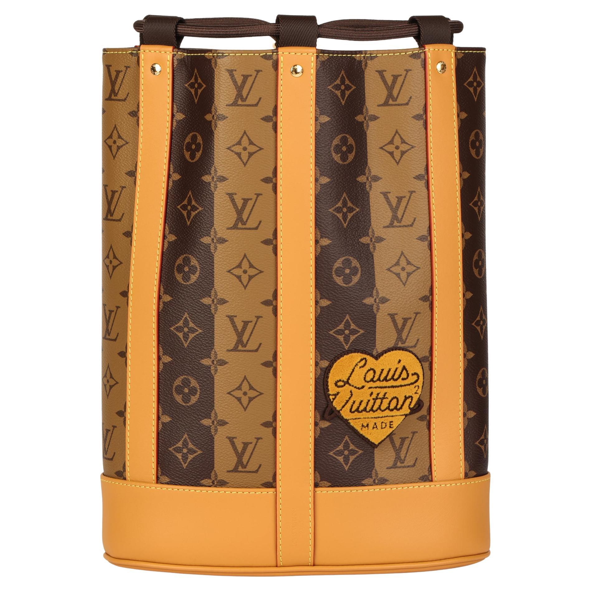 Louis Vuitton x Nigo Brown Reverso Stripe Monogram Randonnee Messenger