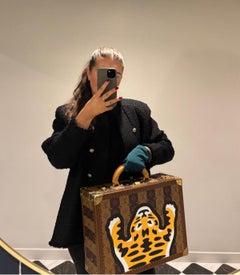 Louis Vuitton x Nigo Brown Stripe Reverse Monogram Coated Canvas Tiger Cottevill