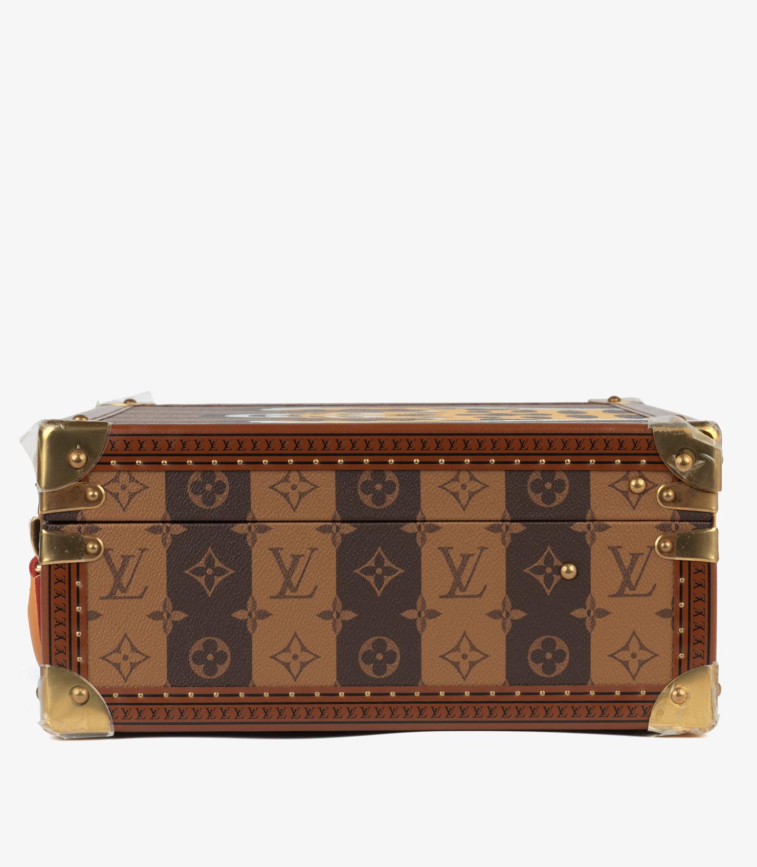 Louis Vuitton x Nigo Brown Stripe Reverse Monogram Coated Canvas