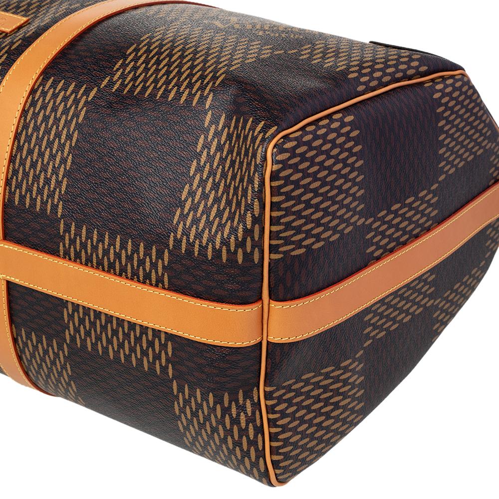 Louis Vuitton x Nigo  Damier Ebene Canvas Keepall Bandouliere 50 Bag 2