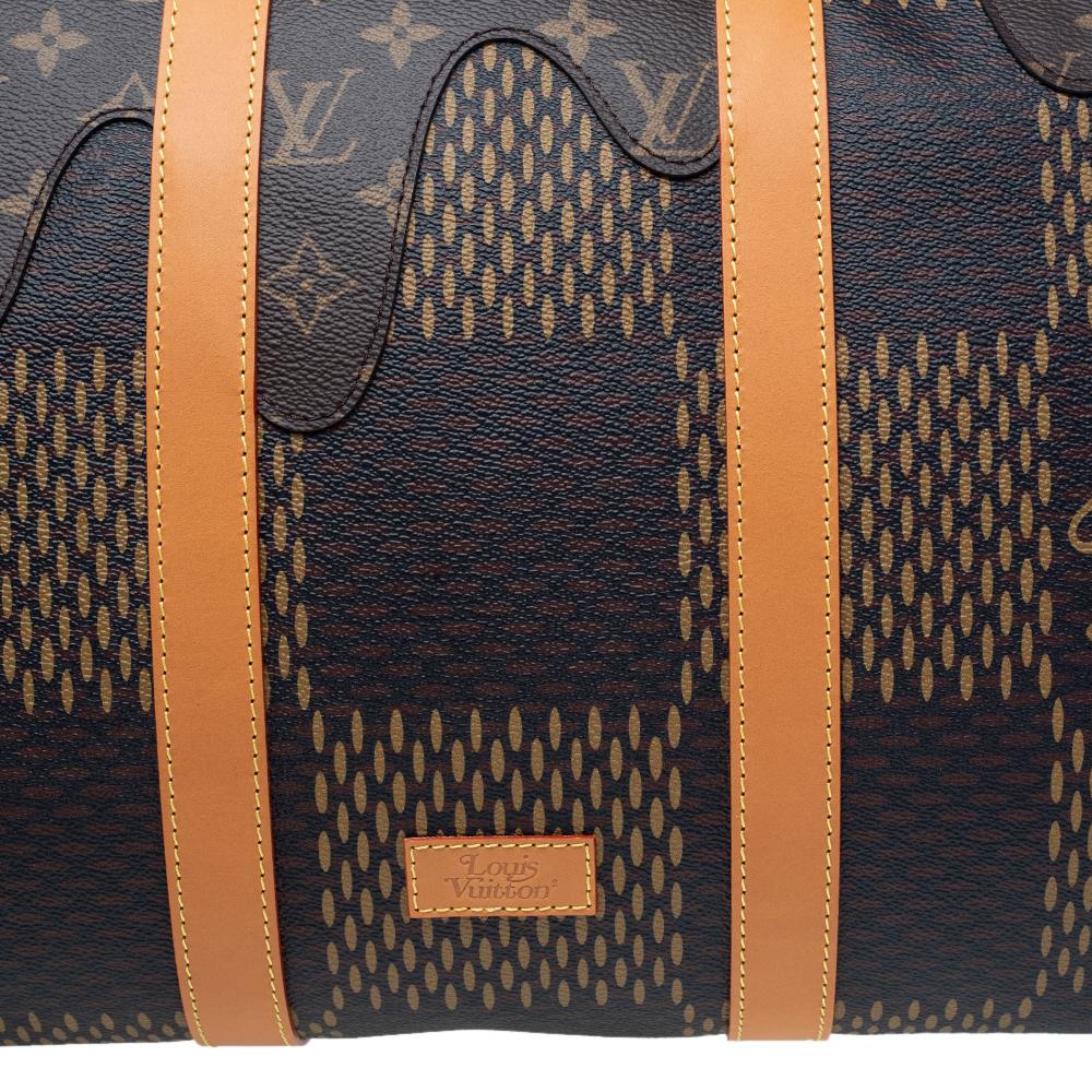 Louis Vuitton x Nigo Damier Ebene Canvas Keepall Bandouliere 50 Bag 3