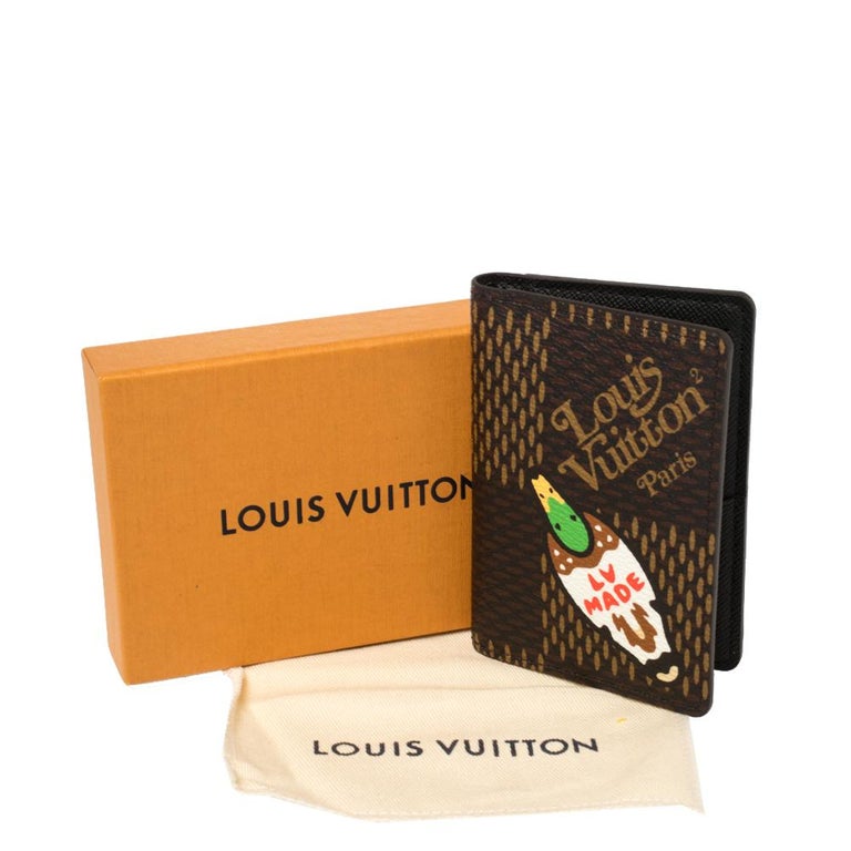 Louis Vuitton x Nigo Damier Ebene Giant Canvas Pocket Organiser Louis  Vuitton