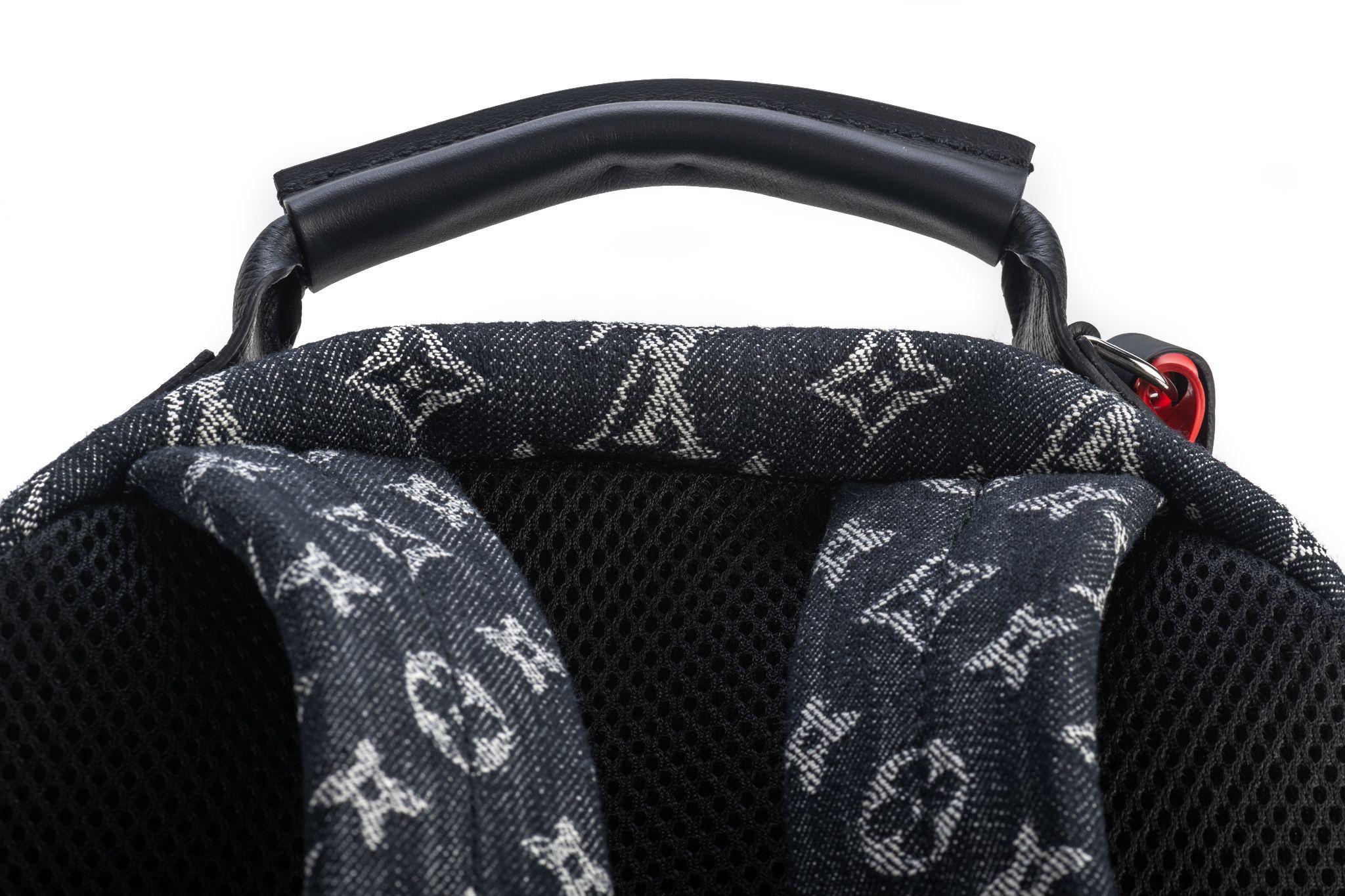 Louis Vuitton x Nigo Denim Backpack BNIB For Sale 4