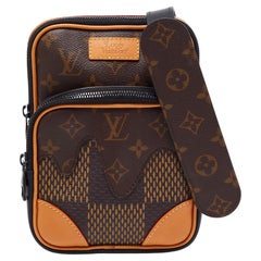 Used Louis Vuitton x Nigo Giant Damier Ebene Canvas Amazone Sling Bag