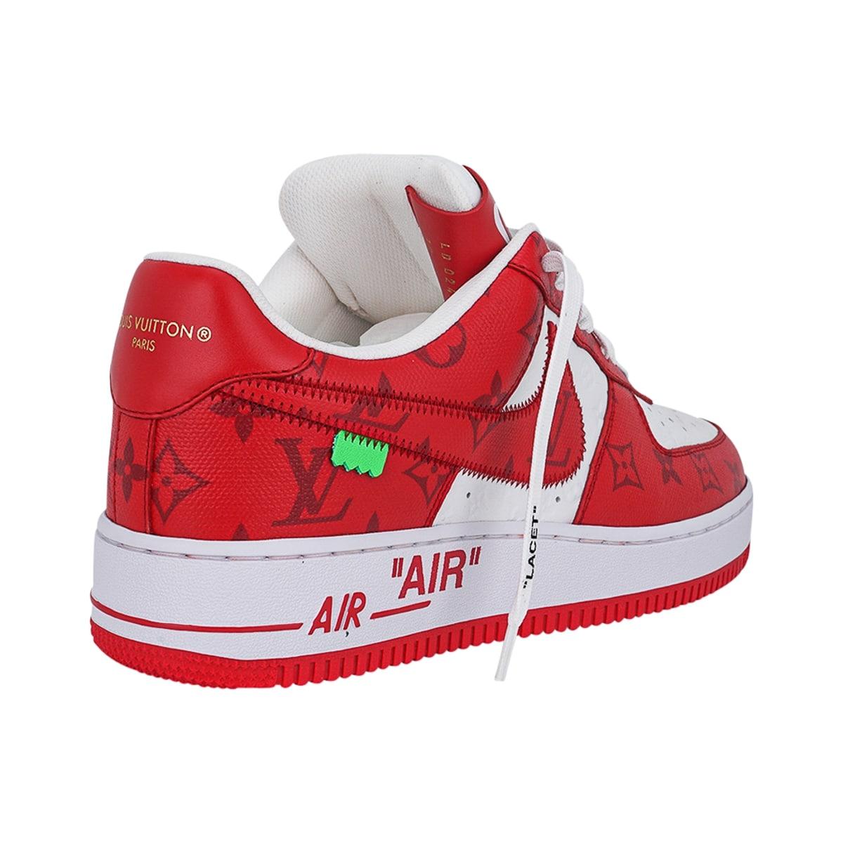 Louis Vuitton x Nike Air Force 1 Sneakers Virgil Abloh 43 For Sale 2